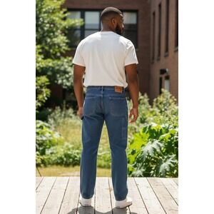 Big Ben by Wrangler Mens Carpenter Jeans 42x29 Dark Wash Blue Denim